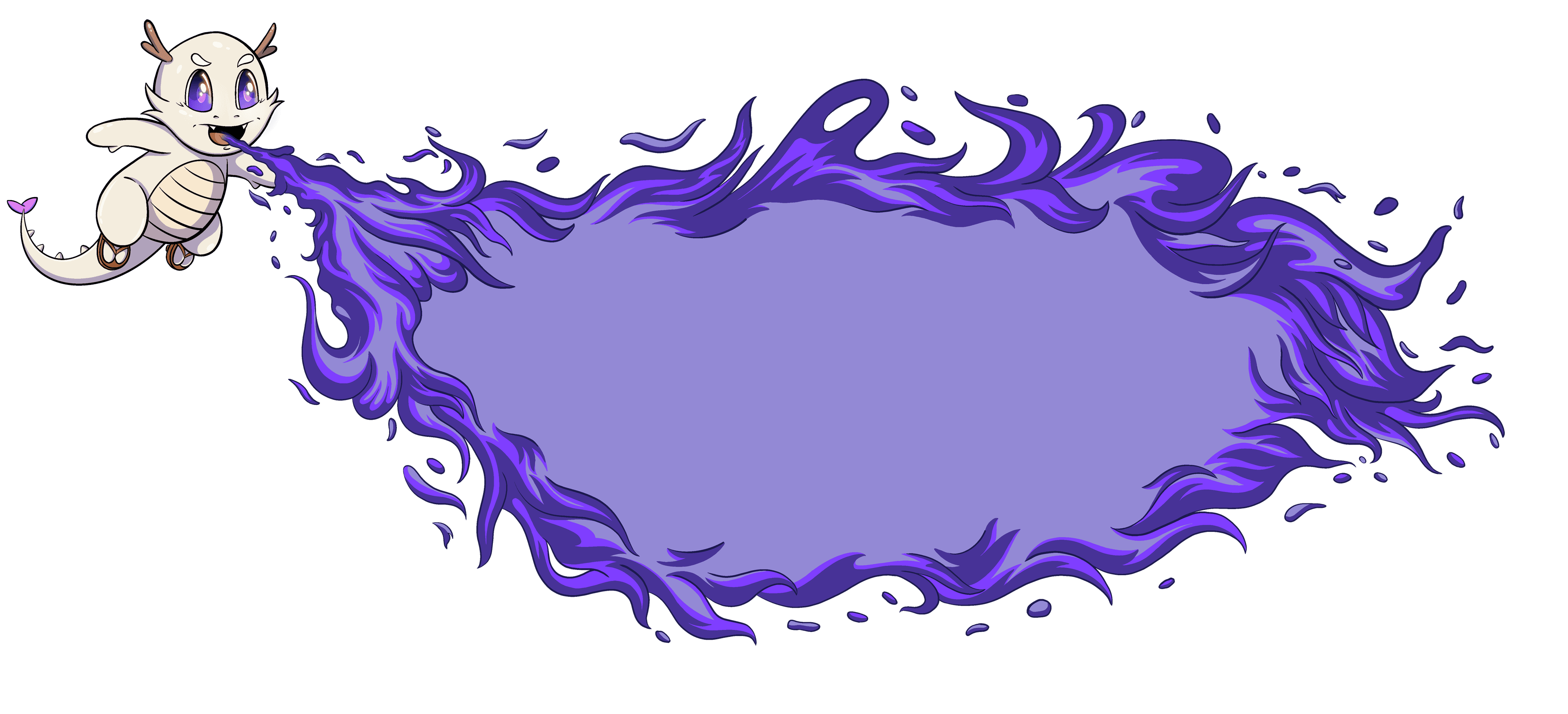 Dragon spitting fire